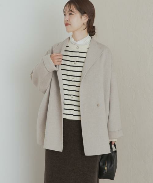 URBAN RESEARCH DOORS / アーバンリサーチ ドアーズ その他アウター | ウールリバーミドルガウンコート | 詳細23