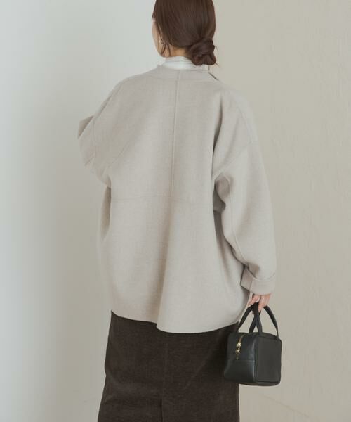 URBAN RESEARCH DOORS / アーバンリサーチ ドアーズ その他アウター | ウールリバーミドルガウンコート | 詳細24