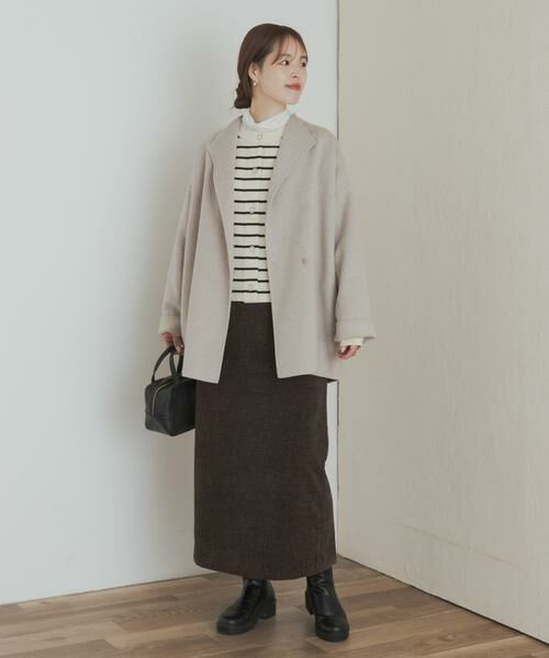 URBAN RESEARCH DOORS / アーバンリサーチ ドアーズ その他アウター | ウールリバーミドルガウンコート | 詳細26