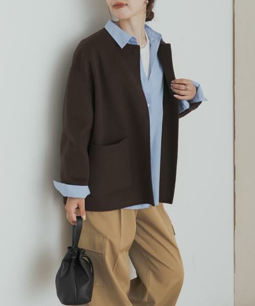 ウールリバーノーカーラミドルコート （その他アウター）｜URBAN