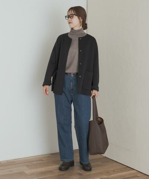 URBAN RESEARCH DOORS / アーバンリサーチ ドアーズ その他アウター | ウールリバーノーカーラミドルコート | 詳細20