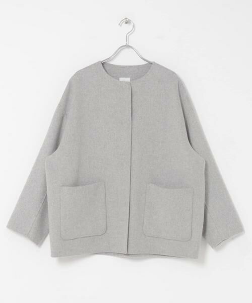 ウールリバーノーカーラミドルコート （その他アウター）｜URBAN