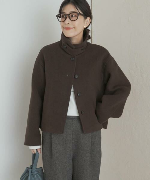 URBAN RESEARCH DOORS / アーバンリサーチ ドアーズ その他アウター | 中綿ウールショートコート | 詳細6