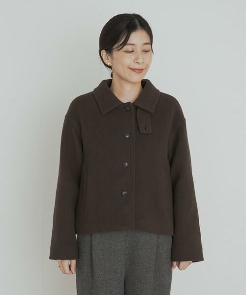 URBAN RESEARCH DOORS / アーバンリサーチ ドアーズ その他アウター | 中綿ウールショートコート | 詳細8