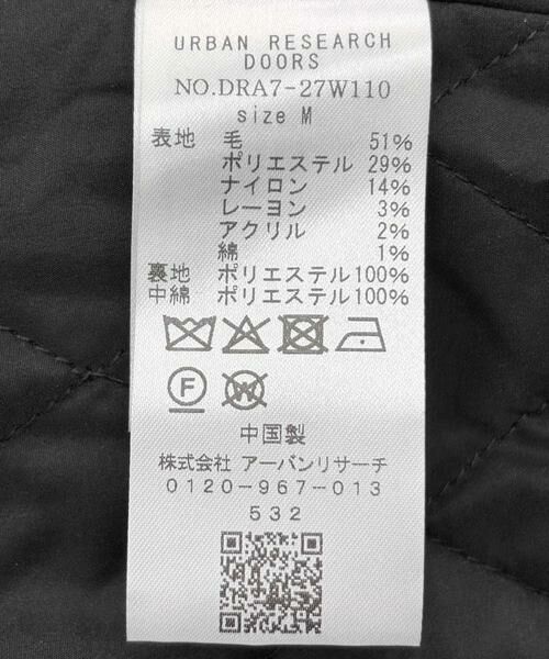 URBAN RESEARCH DOORS / アーバンリサーチ ドアーズ その他アウター | 中綿ウールショートコート | 詳細27