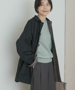 URBAN RESEARCH DOORS / アーバンリサーチ ドアーズ ステンカラーコート | リバーシブルステンカラーコート