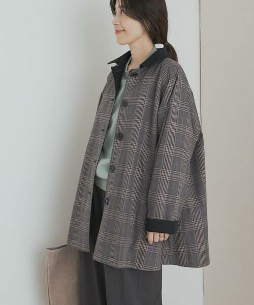 URBAN RESEARCH DOORS / アーバンリサーチ ドアーズ ステンカラーコート | リバーシブルステンカラーコート | 詳細7