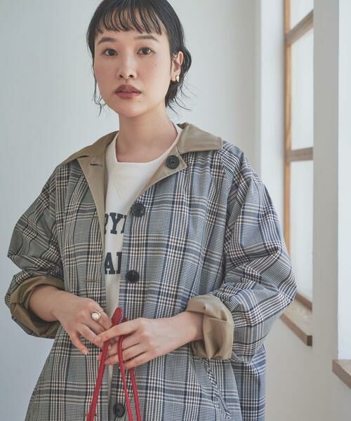 URBAN RESEARCH DOORS / アーバンリサーチ ドアーズ ステンカラーコート | リバーシブルステンカラーコート | 詳細20