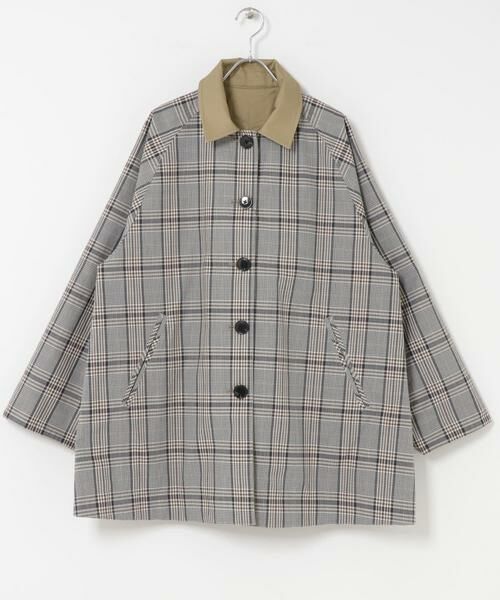 URBAN RESEARCH DOORS / アーバンリサーチ ドアーズ ステンカラーコート | リバーシブルステンカラーコート | 詳細23