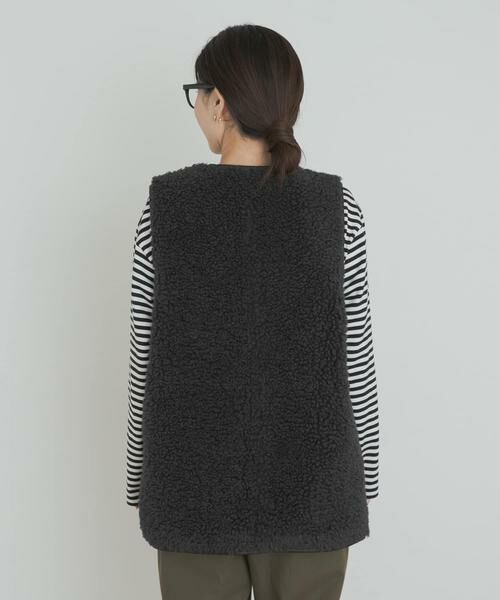 URBAN RESEARCH DOORS / アーバンリサーチ ドアーズ その他アウター | リバーシブルボアベスト | 詳細10