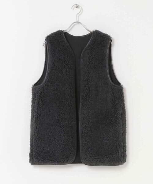 URBAN RESEARCH DOORS / アーバンリサーチ ドアーズ その他アウター | リバーシブルボアベスト | 詳細14