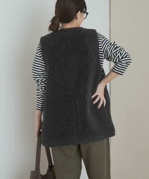 URBAN RESEARCH DOORS / アーバンリサーチ ドアーズ その他アウター | リバーシブルボアベスト | 詳細3