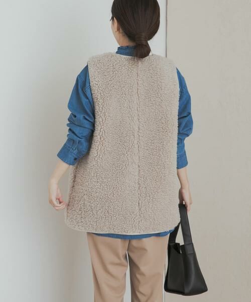 URBAN RESEARCH DOORS / アーバンリサーチ ドアーズ その他アウター | リバーシブルボアベスト | 詳細24