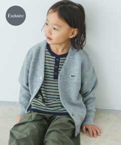 URBAN RESEARCH DOORS / アーバンリサーチ ドアーズ カーディガン・ボレロ | 『別注』PENNEYS×DOORS　THE FOX Vネックカーディガン(KIDS)