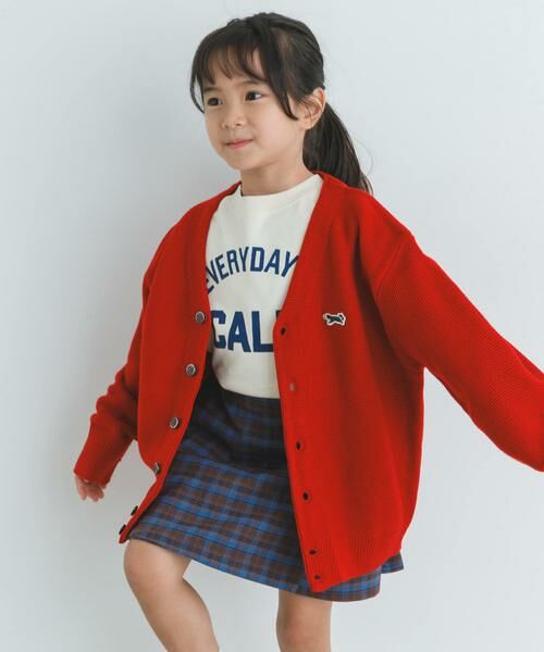 URBAN RESEARCH DOORS / アーバンリサーチ ドアーズ カーディガン・ボレロ | 『別注』PENNEYS×DOORS　THE FOX Vネックカーディガン(KIDS) | 詳細2