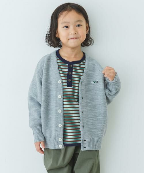 URBAN RESEARCH DOORS / アーバンリサーチ ドアーズ カーディガン・ボレロ | 『別注』PENNEYS×DOORS　THE FOX Vネックカーディガン(KIDS) | 詳細26