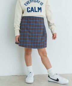 URBAN RESEARCH DOORS / アーバンリサーチ ドアーズ パンツ | 『WEB/一部店舗限定サイズ』チェックラップキュロット(KIDS)