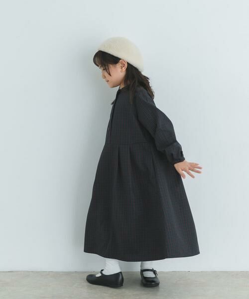 URBAN RESEARCH DOORS / アーバンリサーチ ドアーズ ワンピース | 『親子リンク』『UR TECH』チェック柄ワンピース(KIDS) | 詳細22