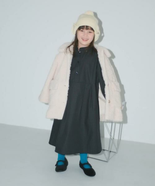 URBAN RESEARCH DOORS / アーバンリサーチ ドアーズ ワンピース | 『親子リンク』『UR TECH』チェック柄ワンピース(KIDS) | 詳細24