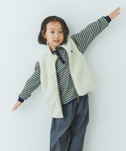 URBAN RESEARCH DOORS / アーバンリサーチ ドアーズ アウター | リバーシブルボアベスト(KIDS) | 詳細15