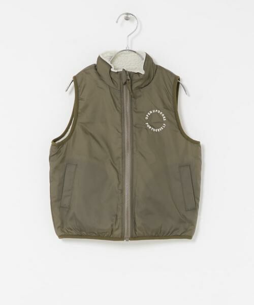 URBAN RESEARCH DOORS / アーバンリサーチ ドアーズ アウター | リバーシブルボアベスト(KIDS) | 詳細19