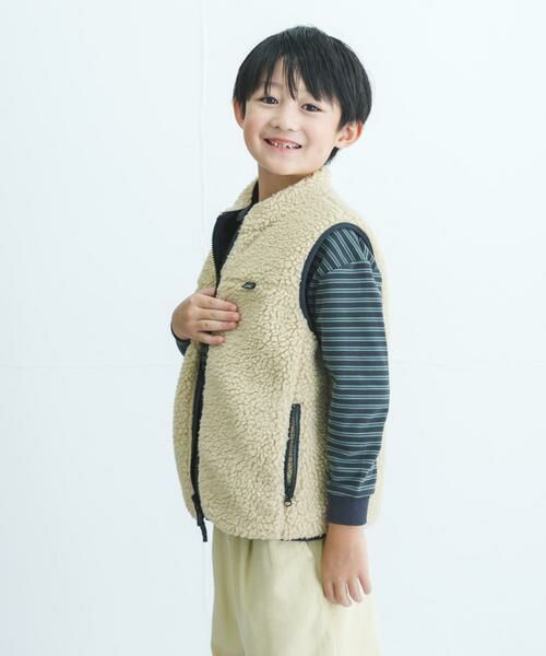 URBAN RESEARCH DOORS / アーバンリサーチ ドアーズ アウター | リバーシブルボアベスト(KIDS) | 詳細23