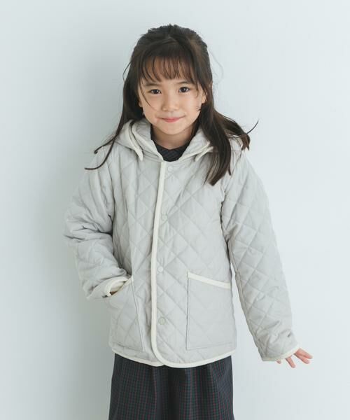 URBAN RESEARCH DOORS/アーバンリサーチ ドアーズ 『洗濯可』キルトジャケット(KIDS) グレー系その他 105