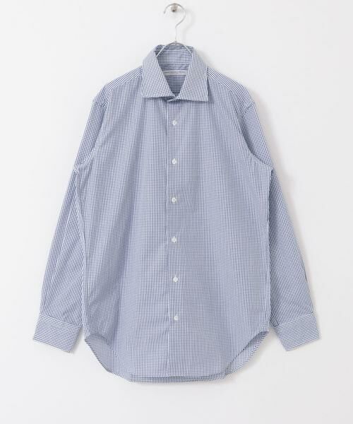 URBAN RESEARCH DOORS / アーバンリサーチ ドアーズ シャツ・ブラウス | 『イージーケア』LIFE STYLE TAILOR セミワイドチェックシャツ | 詳細1