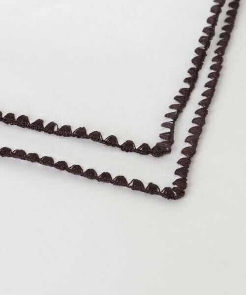 URBAN RESEARCH DOORS / アーバンリサーチ ドアーズ ハンカチ | LIFE STYLE TAILOR　パイピングチーフ | 詳細2