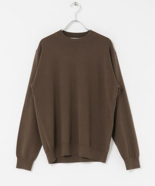 URBAN RESEARCH DOORS / アーバンリサーチ ドアーズ シャツ・ブラウス | LIFE STYLE TAILOR　コットンシルクハイゲージクルーニット | 詳細1