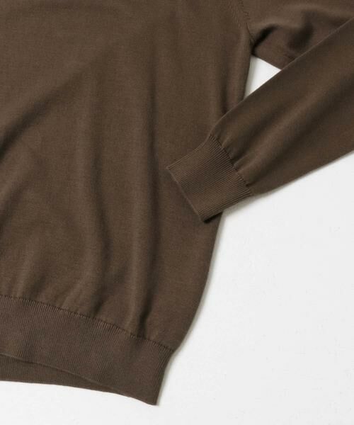 URBAN RESEARCH DOORS / アーバンリサーチ ドアーズ シャツ・ブラウス | LIFE STYLE TAILOR　コットンシルクハイゲージクルーニット | 詳細3