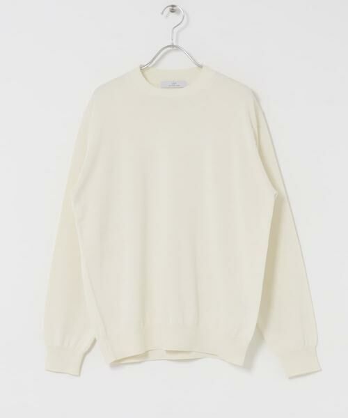 URBAN RESEARCH DOORS / アーバンリサーチ ドアーズ シャツ・ブラウス | LIFE STYLE TAILOR　コットンシルクハイゲージクルーニット | 詳細9