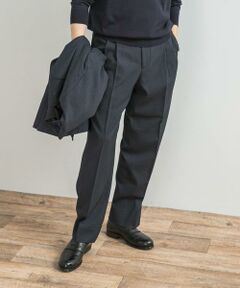 URBAN RESEARCH DOORS / アーバンリサーチ ドアーズ スラックス・ドレスパンツ | LIFE STYLE TAILOR　ピンヘッドツイルストレッチ2タックパンツ