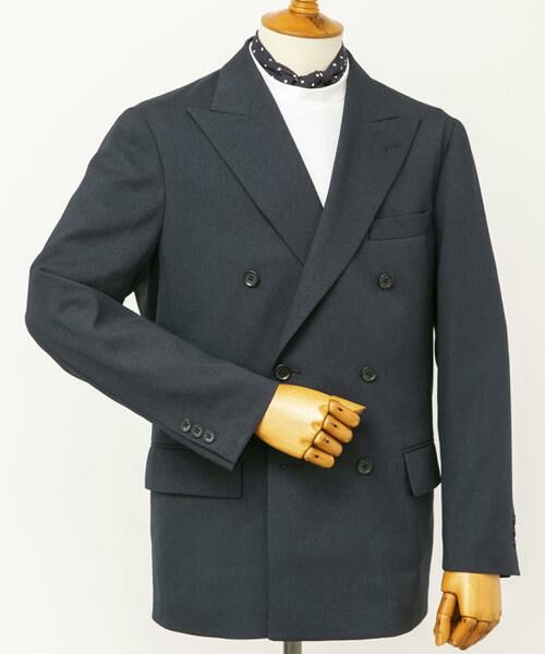 URBAN RESEARCH DOORS / アーバンリサーチ ドアーズ その他アウター | LIFE STYLE TAILOR ピンヘッドツイルストレッチWジャケット | 詳細11