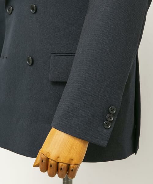 URBAN RESEARCH DOORS / アーバンリサーチ ドアーズ その他アウター | LIFE STYLE TAILOR ピンヘッドツイルストレッチWジャケット | 詳細12