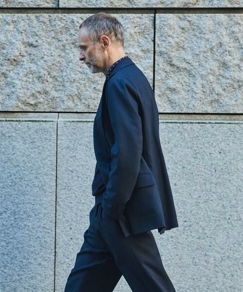 URBAN RESEARCH DOORS / アーバンリサーチ ドアーズ その他アウター | LIFE STYLE TAILOR ピンヘッドツイルストレッチWジャケット | 詳細14