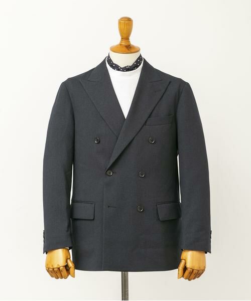 URBAN RESEARCH DOORS / アーバンリサーチ ドアーズ その他アウター | LIFE STYLE TAILOR ピンヘッドツイルストレッチWジャケット | 詳細6