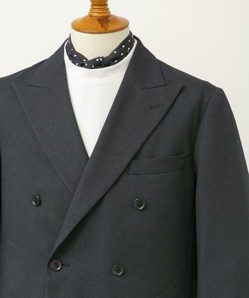 URBAN RESEARCH DOORS / アーバンリサーチ ドアーズ その他アウター | LIFE STYLE TAILOR ピンヘッドツイルストレッチWジャケット | 詳細9