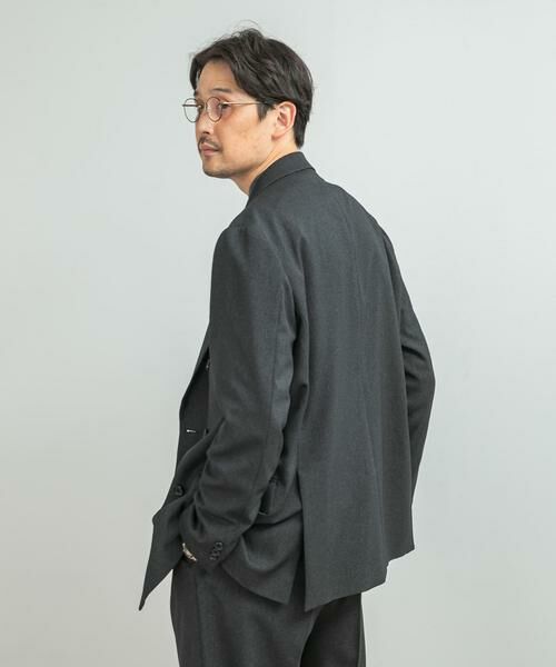 URBAN RESEARCH DOORS / アーバンリサーチ ドアーズ その他アウター | LIFE STYLE TAILOR ピンヘッドツイルストレッチWジャケット | 詳細22