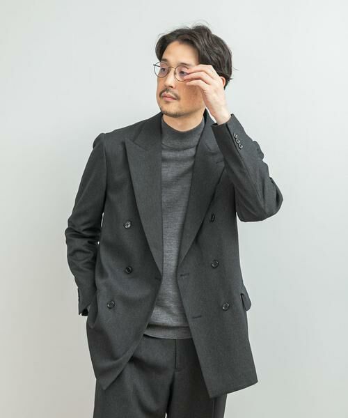 URBAN RESEARCH DOORS / アーバンリサーチ ドアーズ その他アウター | LIFE STYLE TAILOR ピンヘッドツイルストレッチWジャケット | 詳細24