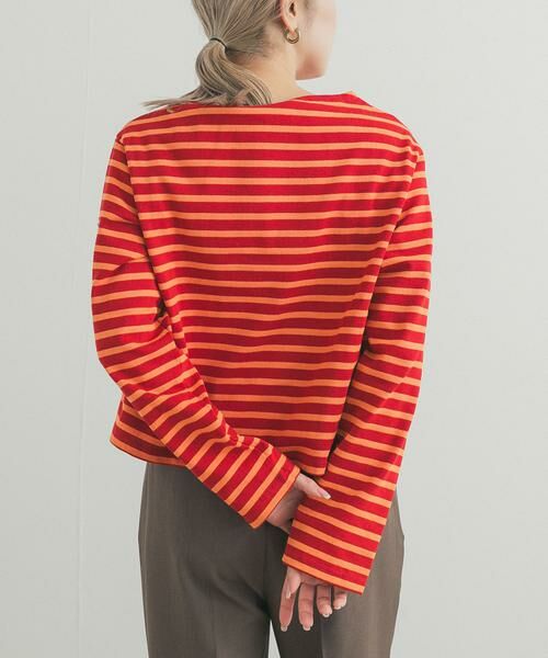 URBAN RESEARCH DOORS / アーバンリサーチ ドアーズ Tシャツ | ORCIVAL　BOATNECK LONG-SLEEVE CROPPED PULLOVER | 詳細3