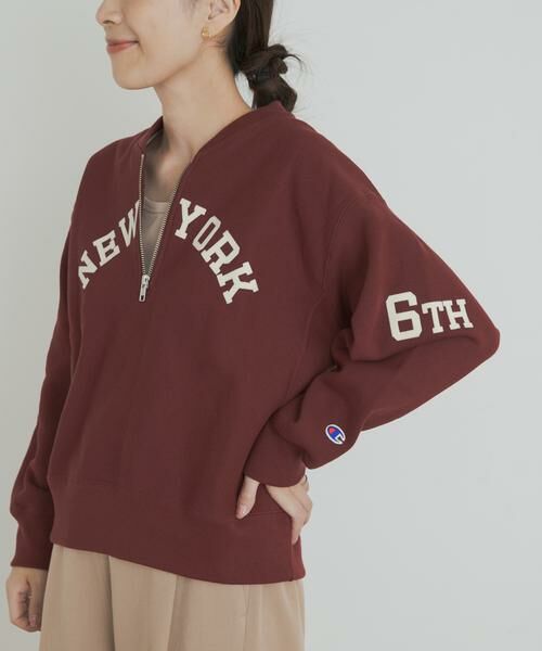 URBAN RESEARCH DOORS / アーバンリサーチ ドアーズ スウェット | Champion　REVERSEWEAVE HALFZIPSWEAT | 詳細1