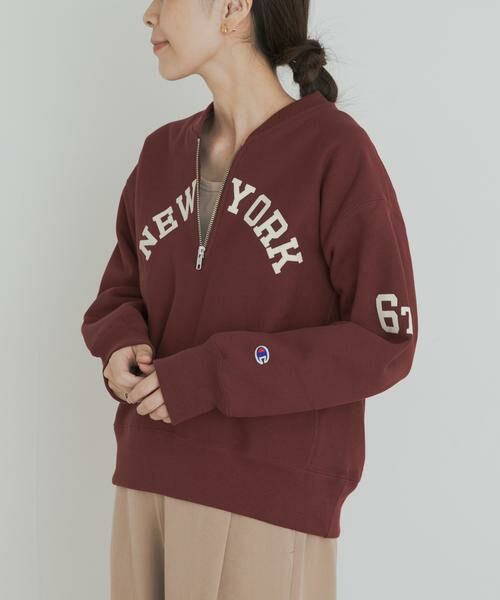 URBAN RESEARCH DOORS / アーバンリサーチ ドアーズ スウェット | Champion　REVERSEWEAVE HALFZIPSWEAT | 詳細2