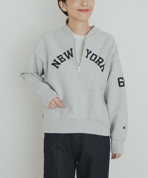 URBAN RESEARCH DOORS / アーバンリサーチ ドアーズ スウェット | Champion　REVERSEWEAVE HALFZIPSWEAT | 詳細16