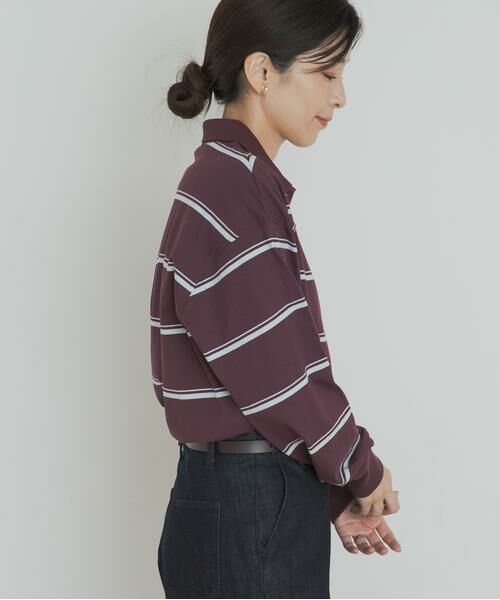 URBAN RESEARCH DOORS / アーバンリサーチ ドアーズ Tシャツ | Champion　LONGSLEEVE BORDER POLO | 詳細6
