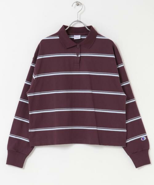 URBAN RESEARCH DOORS / アーバンリサーチ ドアーズ Tシャツ | Champion　LONGSLEEVE BORDER POLO | 詳細7