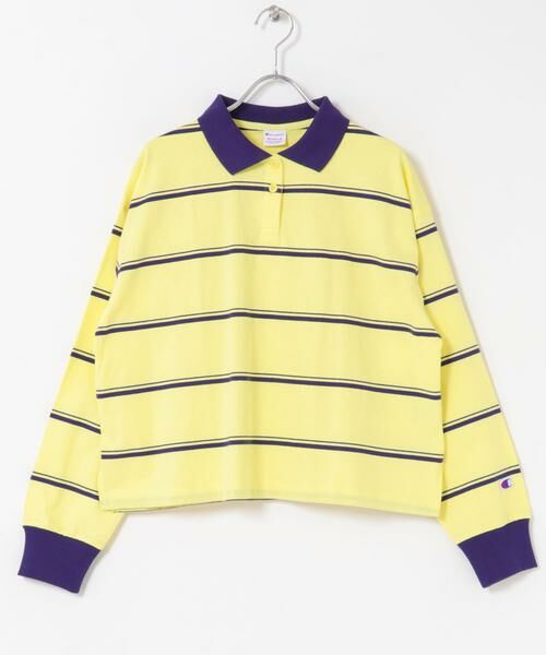 URBAN RESEARCH DOORS / アーバンリサーチ ドアーズ Tシャツ | Champion　LONGSLEEVE BORDER POLO | 詳細9