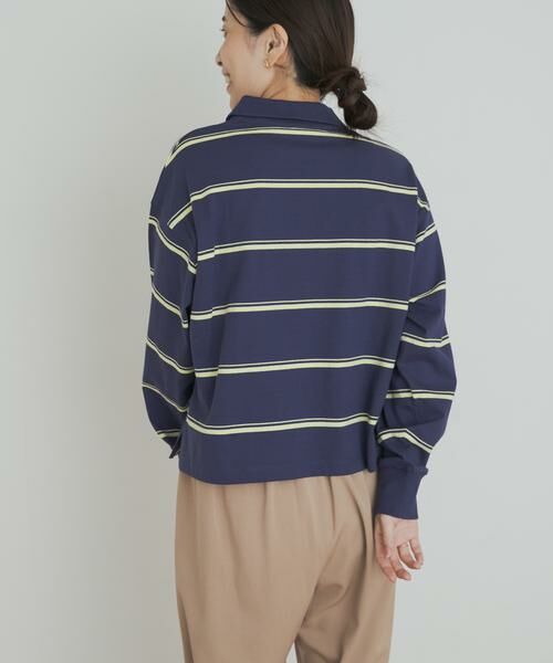 URBAN RESEARCH DOORS / アーバンリサーチ ドアーズ Tシャツ | Champion　LONGSLEEVE BORDER POLO | 詳細13