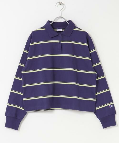URBAN RESEARCH DOORS / アーバンリサーチ ドアーズ Tシャツ | Champion　LONGSLEEVE BORDER POLO | 詳細15