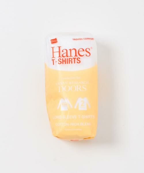 URBAN RESEARCH DOORS / アーバンリサーチ ドアーズ Tシャツ | 『別注』HANES×DOORS　2P DOORS Fit Long-Sleeve T-shirts2 | 詳細12